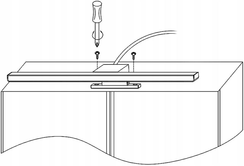 Badeværelsesskab med Spejl ADA 60 cm Hvid Højglans LED-Belysning