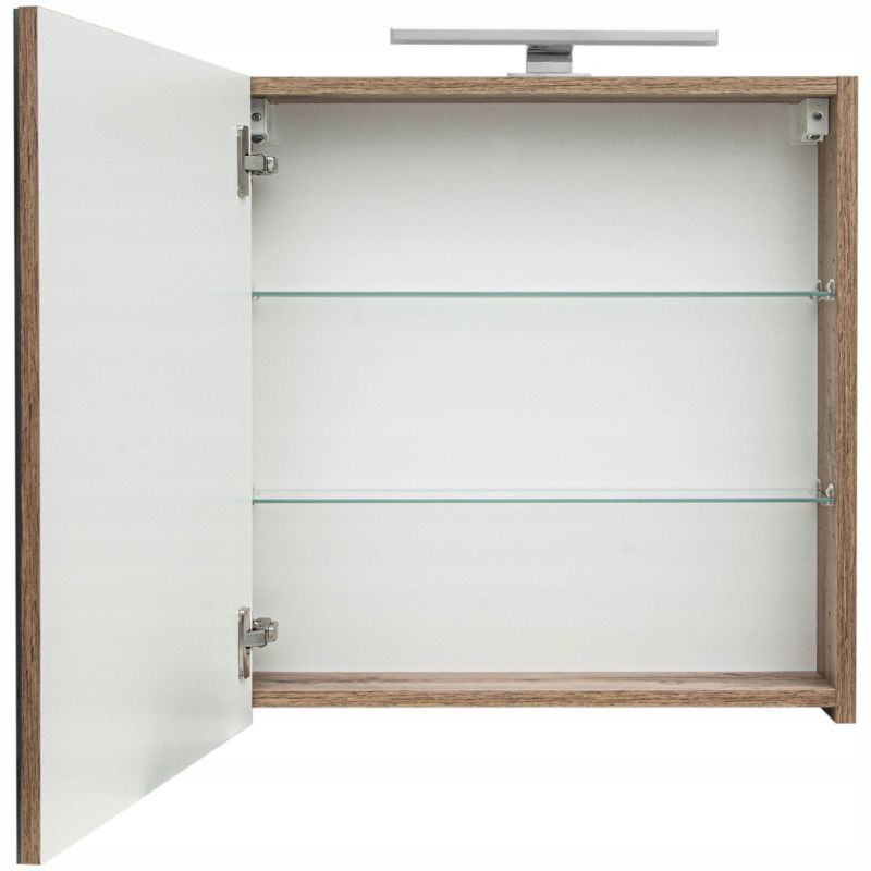 Spejlskab ADA 60 cm Egetræ Wotan med LED