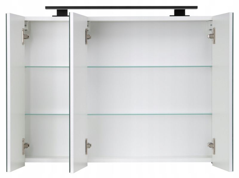 Badeværelsesskab med spejl ADA 80x60 cm Hvid | 5905369500930