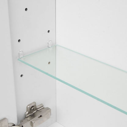 Badeværelsesskab med spejl ADA 80x60 cm Hvid | 5905369500930