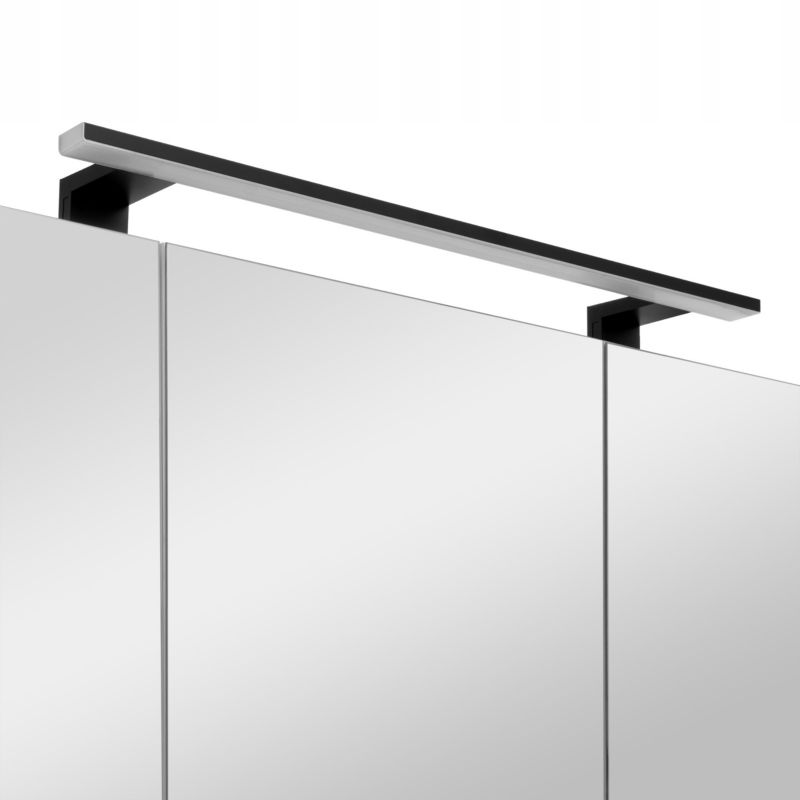 Badeværelsesskab med spejl ADA 80x60 cm Hvid | 5905369500930