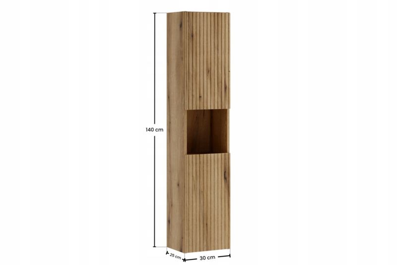 Højskab Nova Coast Evoke 30x25x140 cm Eg