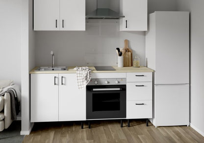 Ovnskab 60 cm Hvid