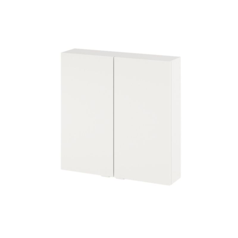 GoodHome Imandra væghængt skab 60 x 60 x 15 cm mat hvid