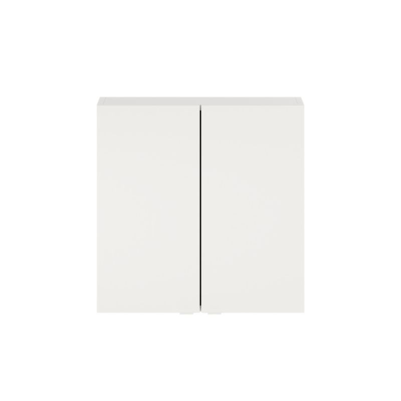 GoodHome Imandra væghængt skab 60 x 60 x 15 cm mat hvid