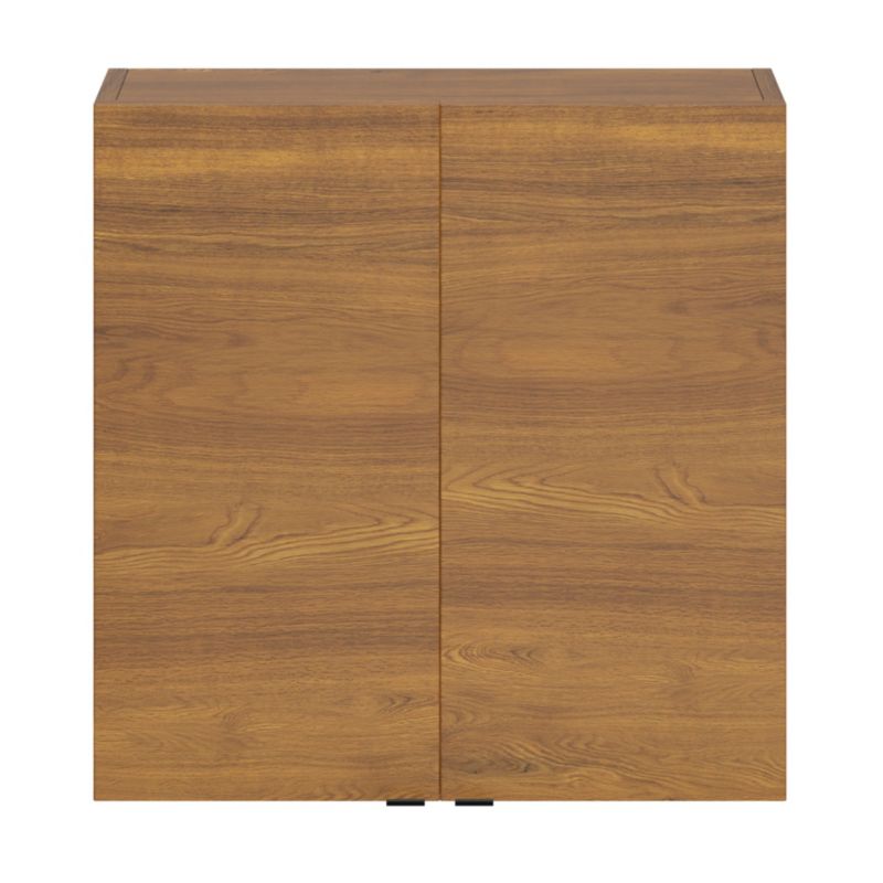 GoodHome Imandra væghængt skab 60 x 60 x 15 cm valnød