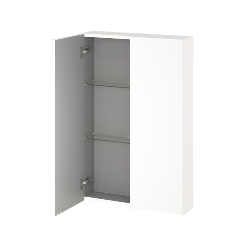 GoodHome Imandra væghængt skab 60 x 90 x 15 cm mat hvid