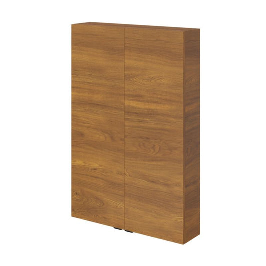 GoodHome Imandra væghængt skab 60 x 90 x 15 cm valnød