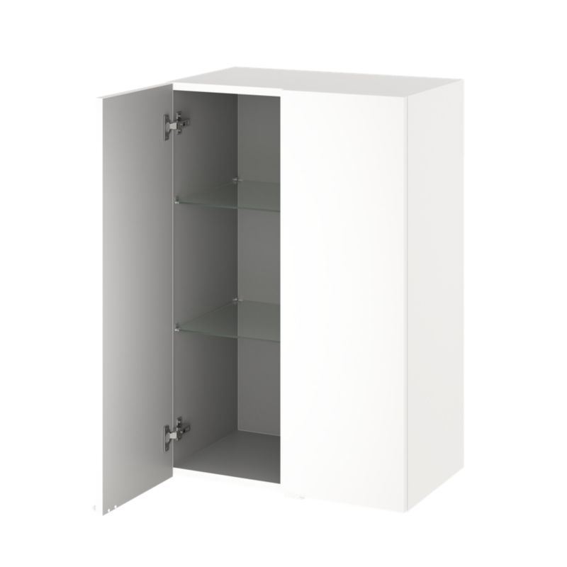 Vægmonteret Badeværelsesskab Imandra 60 x 90 x 36 cm Hvid Mat