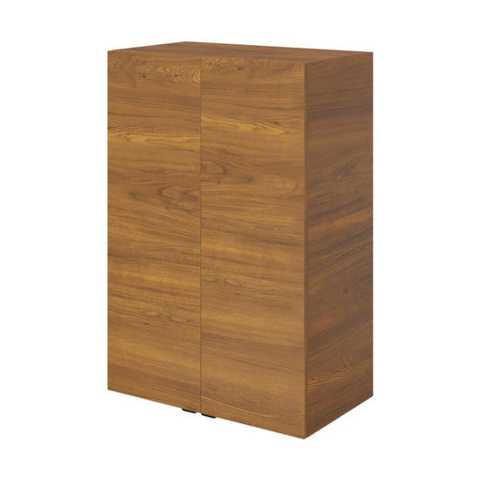 GoodHome Imandra væghængt skab 60 x 90 x 36 cm valnød
