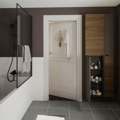 GoodHome Imandra Slim vægskab 20 x 90 x 36 cm valnød