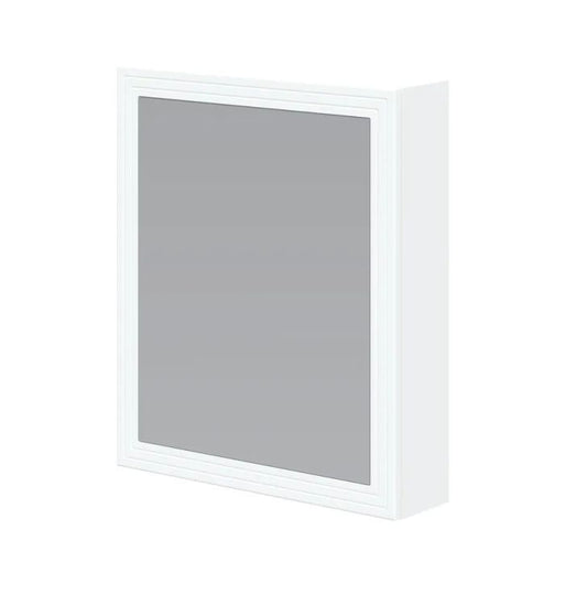Halmar badeværelsesskab TORETO 1D 60 cm mat hvid med spejl, 1 stk.