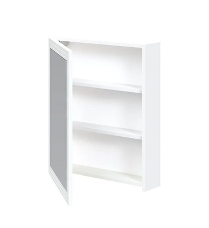 Halmar badeværelsesskab TORETO 1D 60 cm mat hvid med spejl, 1 stk.