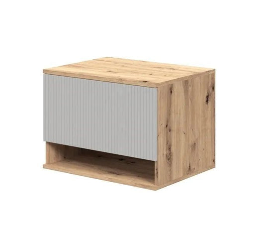 Halmar AVIOLA 1S væghængt underskab til bordmonteret vask 60 cm i artisan eg/kashmir mat, 1 stk