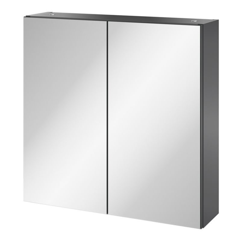 Aruna spejlskab 55 cm grå