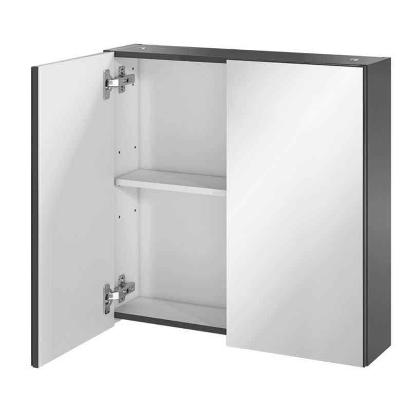 Aruna spejlskab 55 cm grå