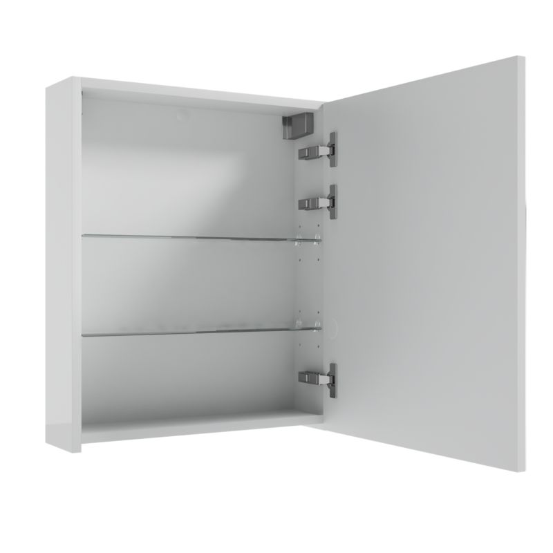 Spejlskab 50 x 60 cm Hvid Laminat | 5906365567873