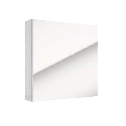 Spejlskab 60 x 60 cm Hvid Laminat 14 cm Dybde