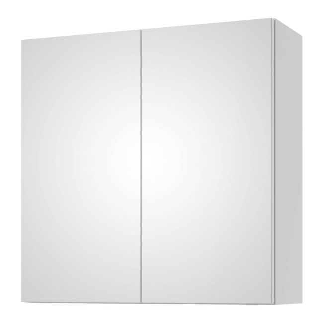 Spejlskab 65 x 60 cm Hvid Laminat