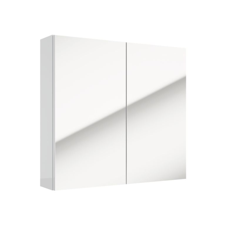 Spejlskab 65 x 60 cm Hvid Laminat
