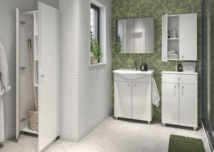 Spejlskab 65 x 60 cm Hvid Laminat