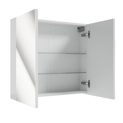 Spejlskab 65 x 60 cm Hvid Laminat