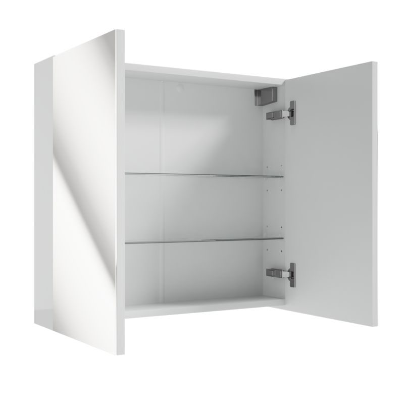 Spejlskab 65 x 60 cm Hvid Laminat