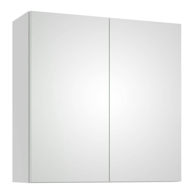 Spejlskab 65 x 60 cm Hvid Laminat