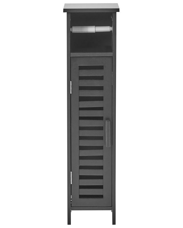 Toiletpapirskab OLATHE 18x17x72 cm Sort | 4069605056689