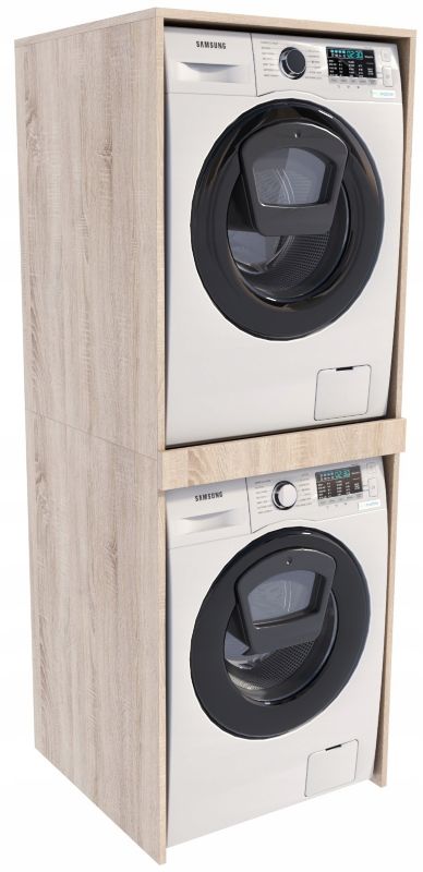 Vaskemaskineskab TS Per 66x183,6x69,6 cm Sonoma Eg | 5906412305281