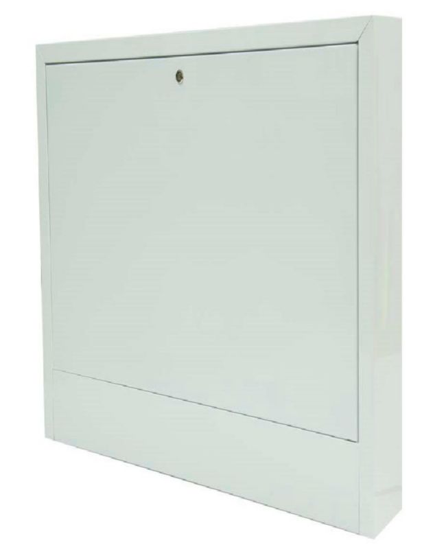 Fordelerskab Udvendigt 50x64,5x15 cm Hvid