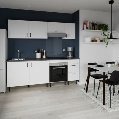 Emhætteskab 60 cm Hvid