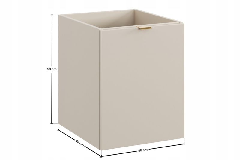 Badeværelsesskab 100 cm Kasmir Mat med Blød Lukning