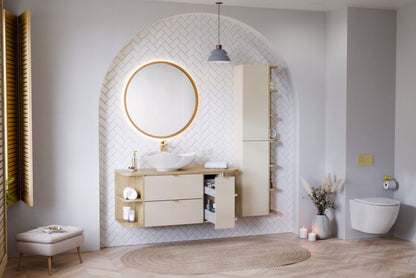 Skab under håndvask 100 cm med bordplade Cashmere Mat Dalia