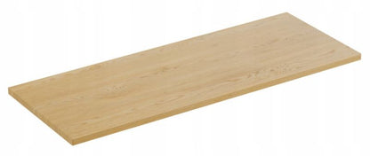 Underskab 120 cm med Bordplade Hvid Mat Eg Cremona 2 Skuffer