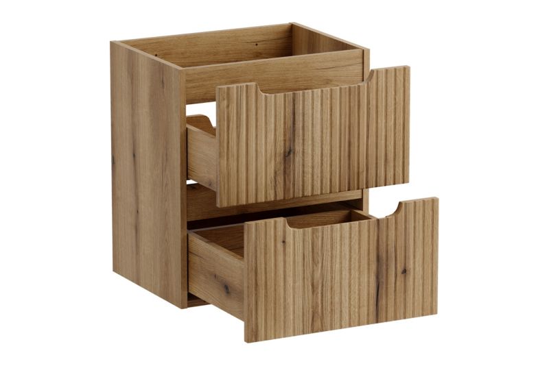 Underskab 50 cm Eg Coast Evoke Rillet Hvid Nova