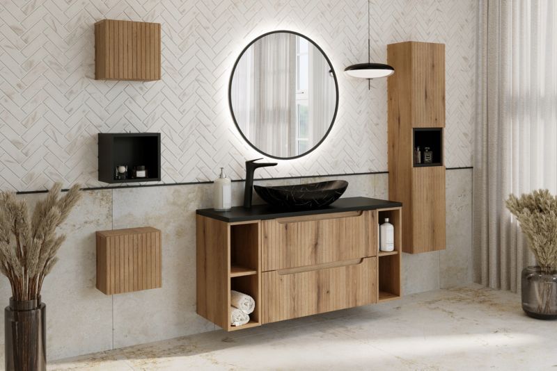 Underskab 50 cm Eg Coast Evoke Rillet Hvid Nova