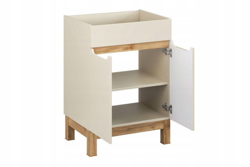 Vaskeskab Bali 60 cm Kasjmir og Eg Wotan