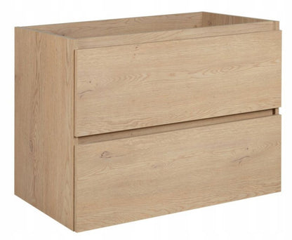 Væghængt underskab 80 cm lys eg med bordplade Simple 1 stk.
