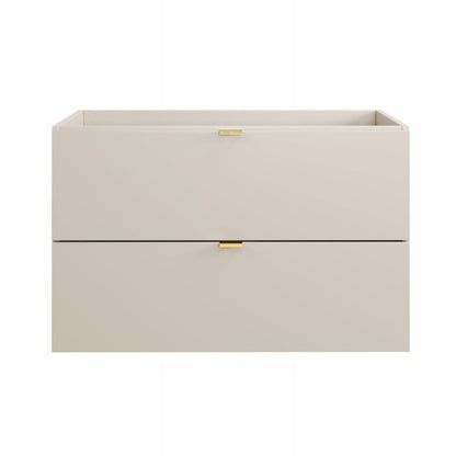 Vaskeskab 80 cm Cashmere 2 Skuffer MDF Soft Close