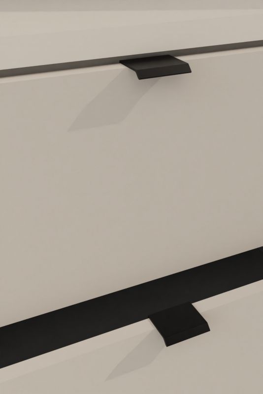 Vaskeskab 80 cm Cashmere 2 Skuffer MDF Soft Close
