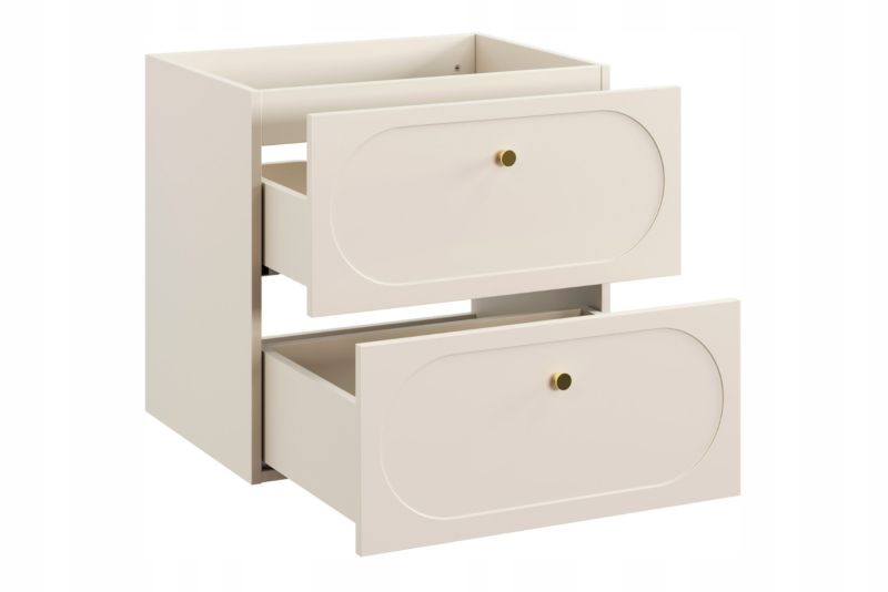 Badeværelsessæt Donna Sand 60 cm + 35 cm Beige