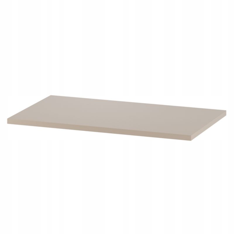 Hængende underskab med bordplade 80 cm Sandbeige Riflet CLEO