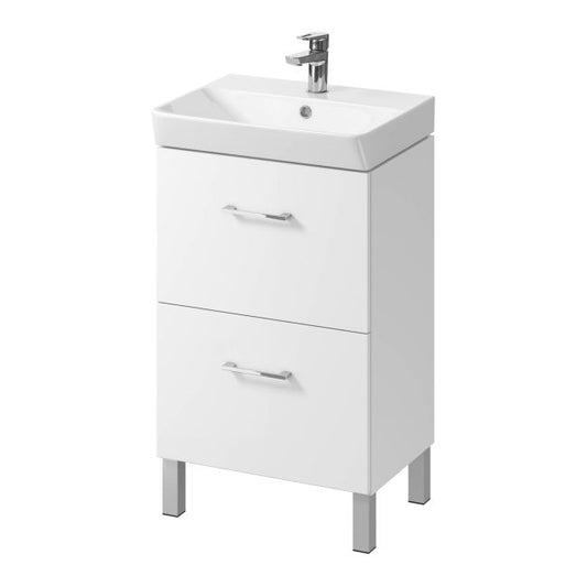 Cersanit Olivia Mille 50 cm hvid vaskeskab