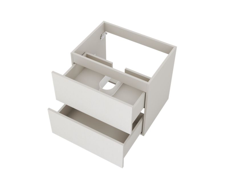 Underskab til vask Clever 60 cm Perlehvid