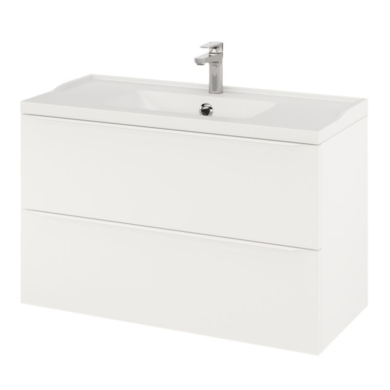 Vaskeskab Imandra 100x45x60 cm Hvid Mat