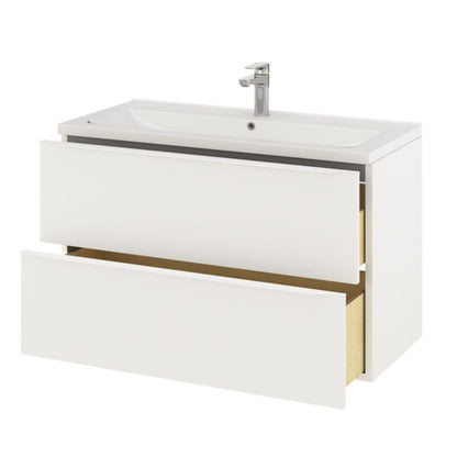 Vaskeskab Imandra 100x45x60 cm Hvid Mat