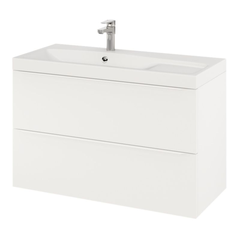 Vaskeskab Imandra 100x45x60 cm Hvid Mat