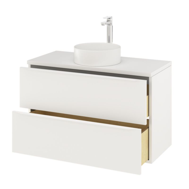 Vaskeskab Imandra 100x45x60 cm Hvid Mat