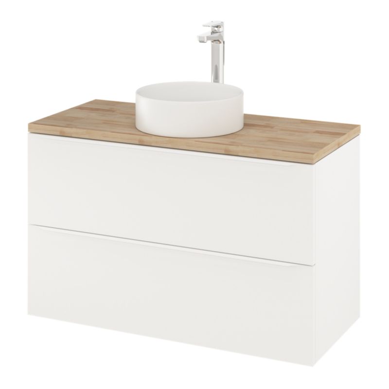 Vaskeskab Imandra 100x45x60 cm Hvid Mat